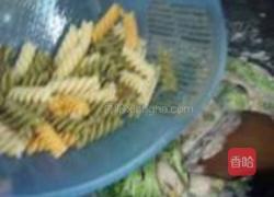 双豆鲜蔬螺丝意面的做法图解17