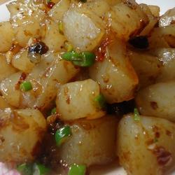 豆豉剁椒炒凉粉的做法[图]