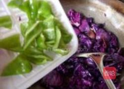腊肠紫甘蓝的做法图解7