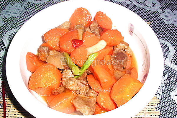 胡萝卜烧肉