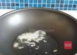 油菜炒虾皮的做法图解3