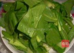 油菜平菇的做法图解4