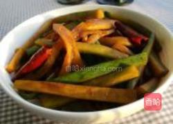 辣炒萝卜条的做法图解8