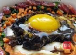 荠菜腊肠煲仔饭的做法图解12
