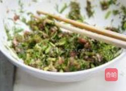 猪肉茴香盒子的做法图解2