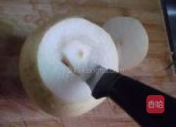 雪梨川贝炖冰糖的做法图解4