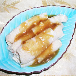 鲜虾豆腐酿竹荪的做法[图]