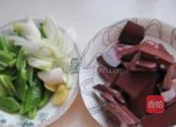 辣炒猪血的做法图解3