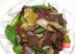 辣炒猪血的做法图解8