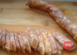 苦瓜炒腊肠的做法图解3