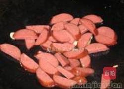 香肠炒豆腐的做法图解6