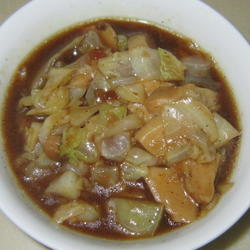 包菜炒杏鲍菇的做法[图]