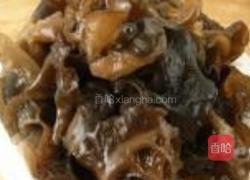 青芥辣拌木耳的做法图解3