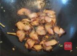 胡萝卜烧腊肉的做法图解6