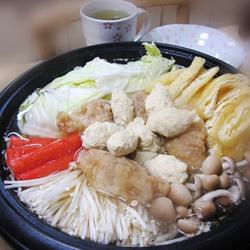 鸡汤什锦锅的做法[图]