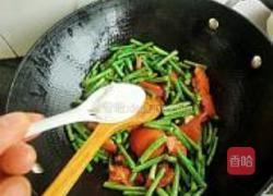 西红柿烧豆角的做法图解5