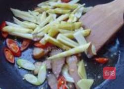腊肉炒笋尖的做法图解4
