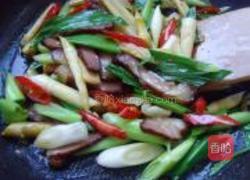 腊肉炒笋尖的做法图解7