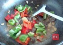 双椒炒鸭杂的做法图解4