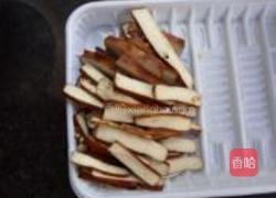韭菜豆干小炒的做法图解4