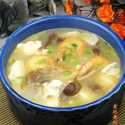 香菇海虾豆腐汤的做法[图]