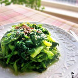 凉拌菠菜的做法[图]
