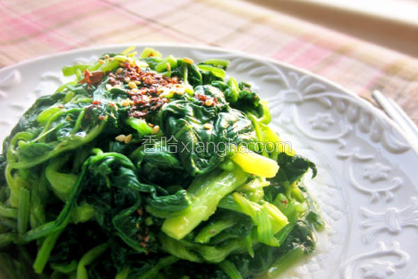 凉拌菠菜
