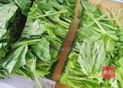 凉拌菠菜的做法图解2