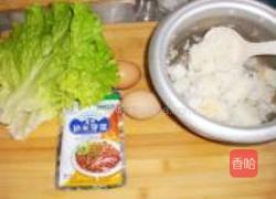 鲜虾生菜杯饭的做法图解1