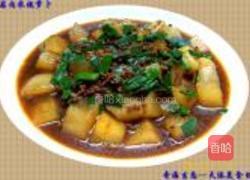 大蒜肉末烧萝卜的做法图解17