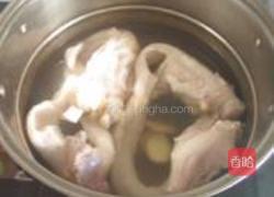 桂花冰糖炖牛筋的做法图解3