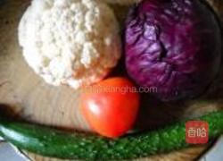 生拌甘蓝菜花的做法图解1