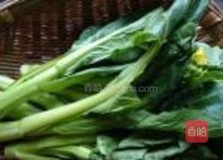 清炒油菜苔的做法图解1