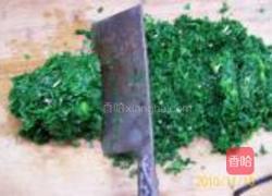 荠菜鲜肉黄金条的做法图解2