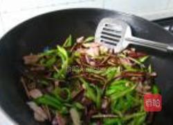徽茶干青椒肉丝的做法图解11