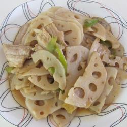 肉片炒莲藕的做法[图]