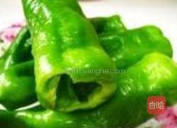 薯泥火腿焗青椒的做法图解3