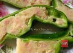 薯泥火腿焗青椒的做法图解8