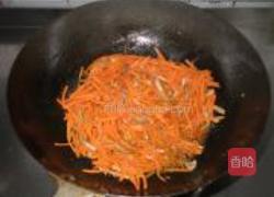 胡萝卜丝炒肉丝的做法图解7