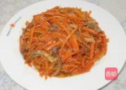 胡萝卜丝炒肉丝的做法图解8