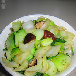 香菇炒上海青的做法[图]