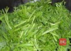 清炒茼蒿的做法图解4