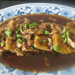 肉丝煎豆腐的做法[图]