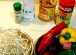 酸辣五色炒银牙的做法图解1