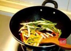酸辣五色炒银牙的做法图解4