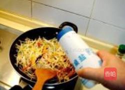 酸辣五色炒银牙的做法图解6