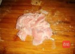 鸡蛋肉丝炒三样的做法图解8