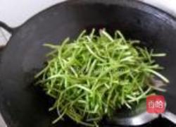青蒿炒腊肉的做法图解7