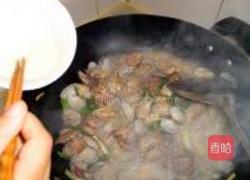 双椒炒花蛤的做法图解7