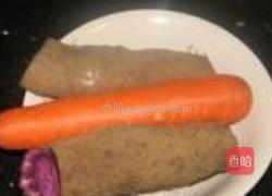 紫淮山猪骨汤的做法图解2